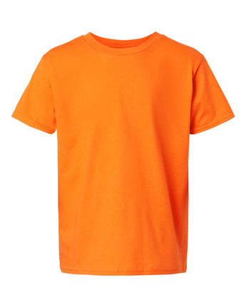 Pretreated Gildan 3000B Youth Light Cotton T-Shirt - Safety Orange