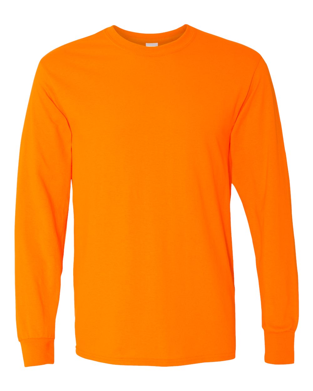 Pretreated Gildan 5400 Heavy Cotton Long Sleeve T-Shirt - Safety Orange