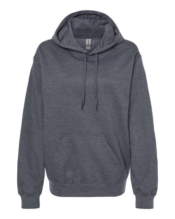 Pretreated Gildan SF500 Softstyle Hooded Sweatshirt - Dark Heather