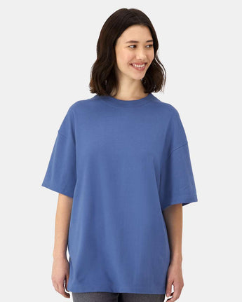 Pretreated Hanes 5180R Unisex Beefy-T Retro Street T-Shirt - Denim Blue