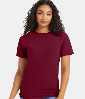 Pretreated Hanes 5280 Essential-T T-Shirt - Athletic Cardinal