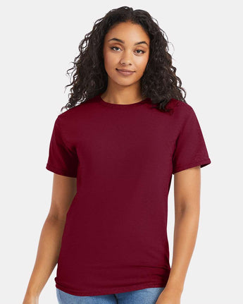 Pretreated Hanes 5280 Essential-T T-Shirt - Athletic Cardinal