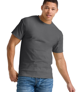 Pretreated Hanes 5280 Essential-T T-Shirt - Smoke Gray