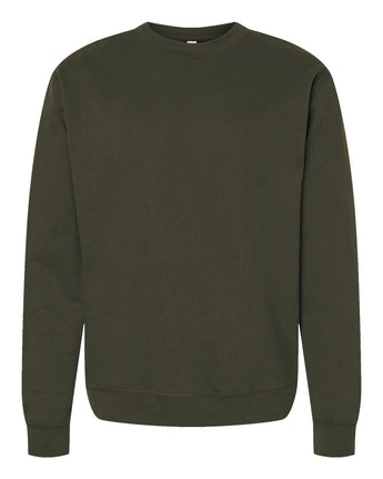 Pretreated Independent Trading Co. SS3000 Unisex Midweight Crewneck Sweatshirt - Army