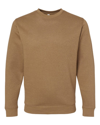 Pretreated LAT 6925 Elevated Fleece Crewneck Sweatshirt - Coyote Brown