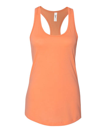 Next Level Women's Ideal Racerback Tank - Lightweight Cotton Blend (Warm Grey, XS)