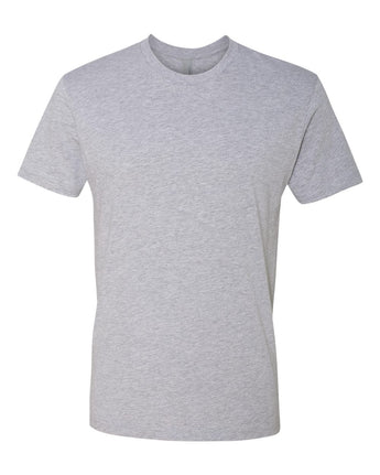 Pretreated Next Level 3600 Unisex Cotton Short Sleeve Crew - Heather Grey