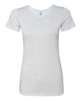 Pretreated Next Level 6710 Women’s Triblend T-Shirt - Heather White