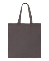 Pretreated Q-Tees Q800 Promotional Tote - Charcoal