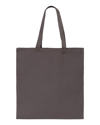 Pretreated Q-Tees Q800 Promotional Tote - Charcoal