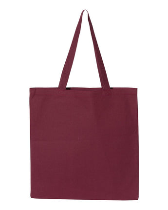 Pretreated Q-Tees Q800 Promotional Tote - Maroon