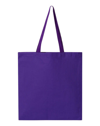 Pretreated Q-Tees Q800 Promotional Tote - Purple