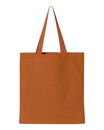 Pretreated Q-Tees Q800 Promotional Tote - Texas Orange