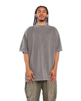Pretreated Shaka Wear SHGD Unisex Garment-Dyed Crewneck T-Shirt - Cement