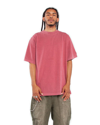 Pretreated Shaka Wear SHGD Garment-Dyed Crewneck T-Shirt - Clay Red