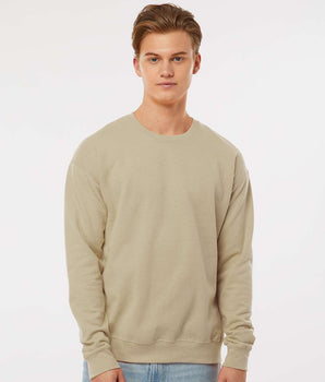 Pretreated Tultex 340 Unisex Fleece Crewneck Sweatshirt - Sand