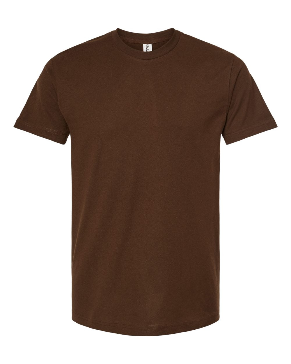 Pretreated Tultex 202 Unisex Fine Jersey T-Shirt - Brown