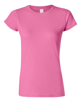 Pretreated Gildan 64000L Women’s T-Shirt - Azalea