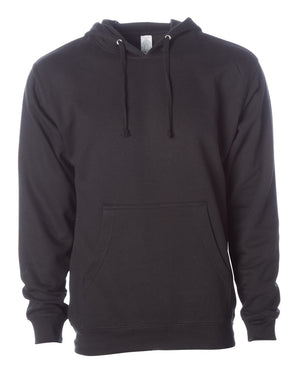 Pretreated Independent Trading Co. SS4500 Unisex Midweight Hooded Sweatshirt - Black