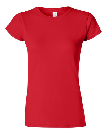 Pretreated Gildan 64000L Women’s T-Shirt - Red