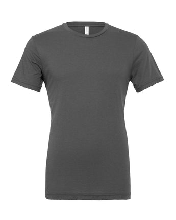 Pretreated BELLA+CANVAS 3001 Unisex Jersey Tee - Asphalt