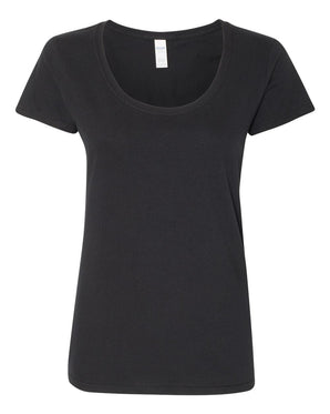 Pretreated Gildan 64550L Softstyle Deep Scoop Neck Tee