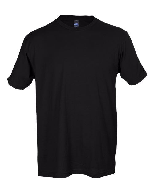 Pretreated Tultex 202 Unisex Fine Jersey T-Shirt - Coal