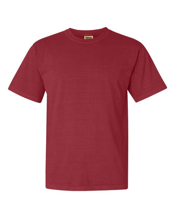 Pretreated Comfort Colors 1717 Garment-Dyed Heavyweight T-Shirt - Crimson