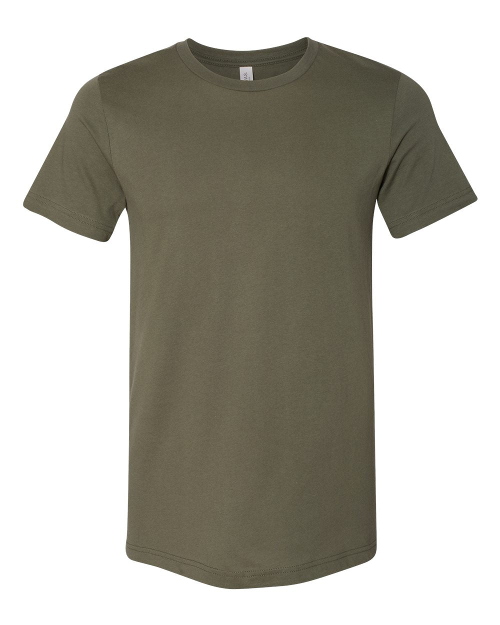 Pretreated BELLA+CANVAS 3001 Unisex Jersey Tee - Military Green