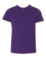 Pretreated BELLA+CANVAS 3001Y Youth Unisex Jersey Tee - Team Purple