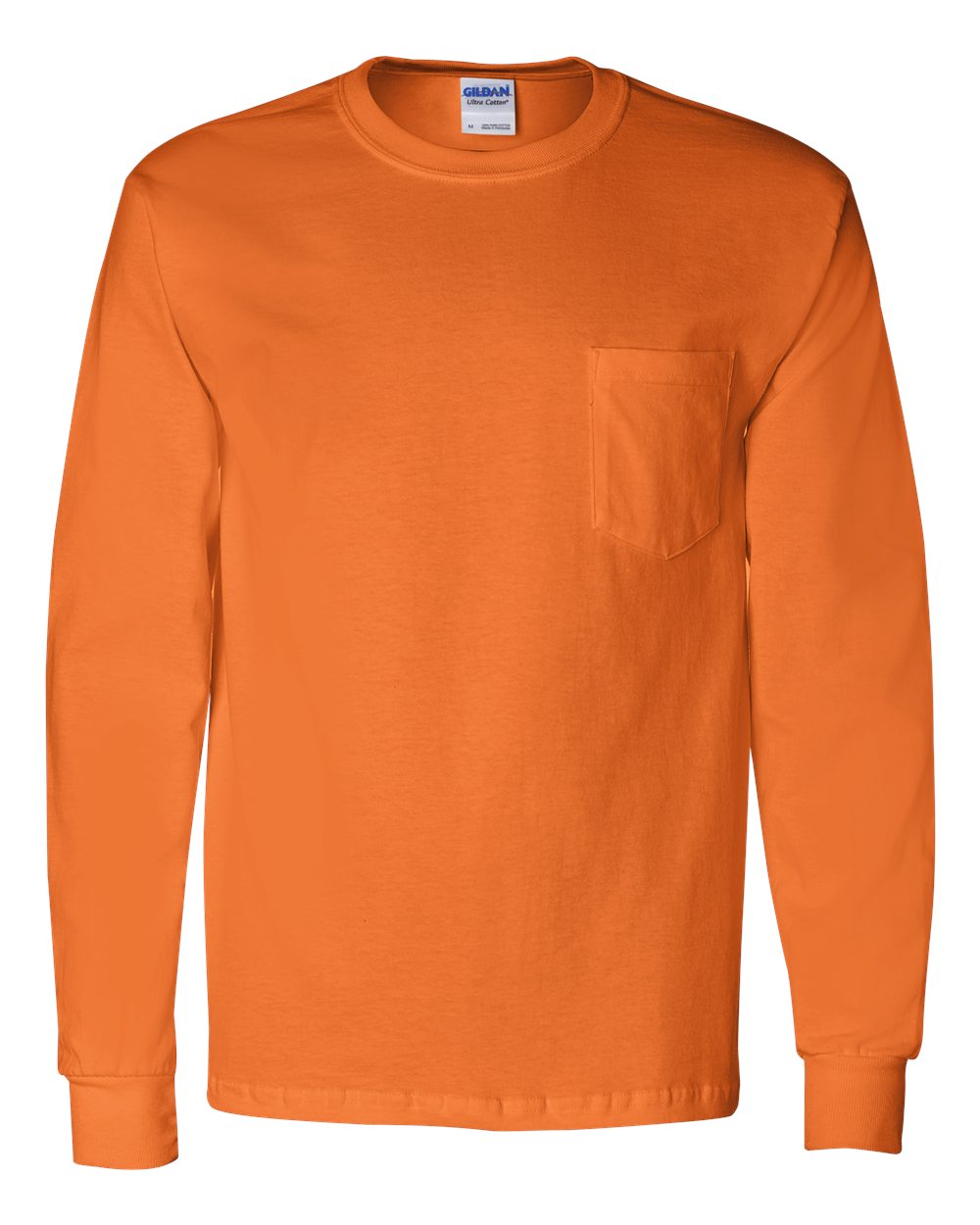 Pretreated Gildan 2410 Ultra Cotton Long Sleeve Pocket T-Shirt