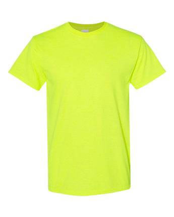 Pretreated Gildan 5000 Heavy Cotton T-Shirt - Safety Green