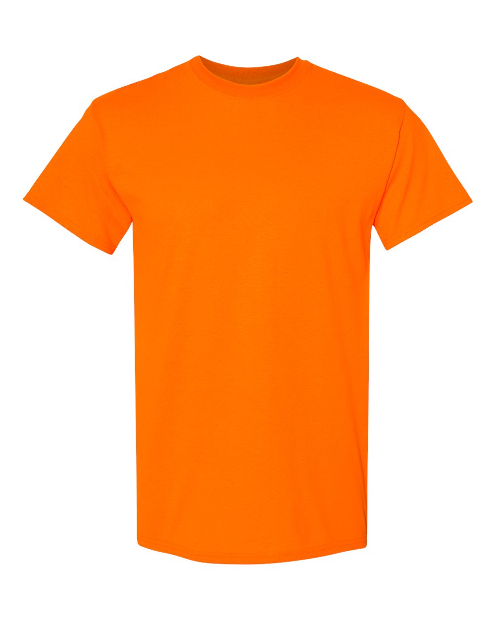 Pretreated Gildan 5000 Heavy Cotton T-Shirt - Safety Orange