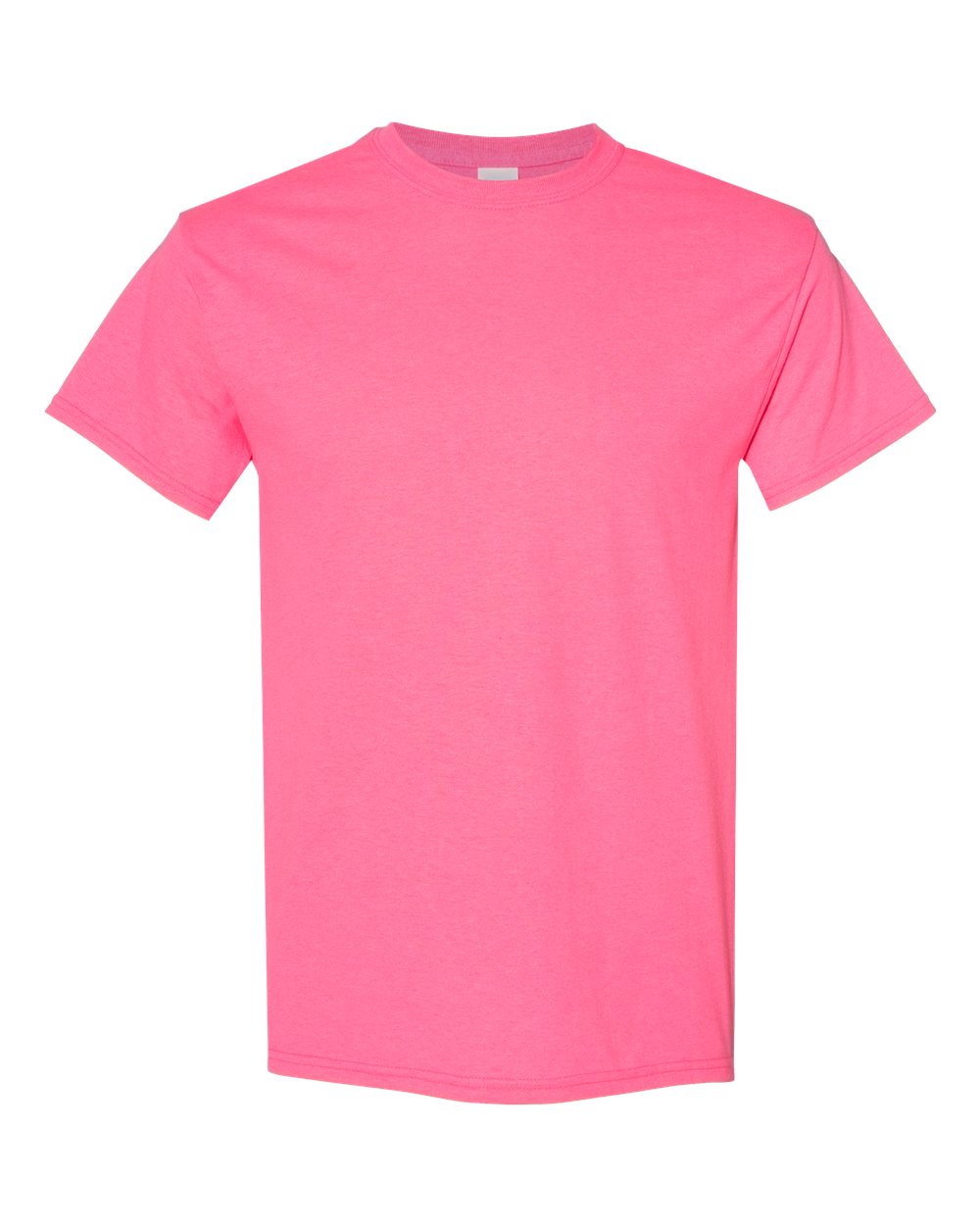 Pretreated Gildan 5000 Heavy Cotton T-Shirt - Safety Pink