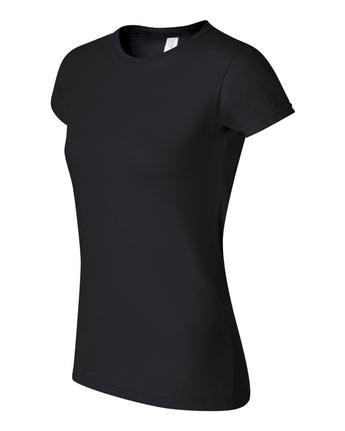 Pretreated Gildan 64000L Women’s T-Shirt - Black