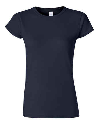 Pretreated Gildan 64000L Women’s T-Shirt - Navy