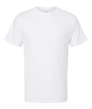 Pretreated M&O 4800 Gold Soft Touch T-Shirt - White