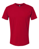 Pretreated Next Level 3600 Unisex Cotton Short Sleeve Crew - Red