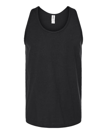 Pretreated Tultex S105 Unisex Fine Jersey Tank Top - Black