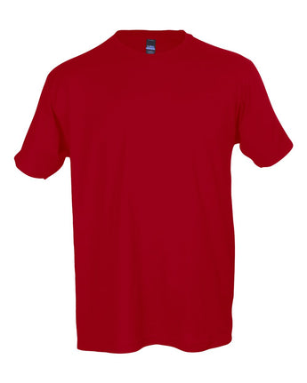 Pretreated Tultex 202 Unisex Fine Jersey T-Shirt - Red