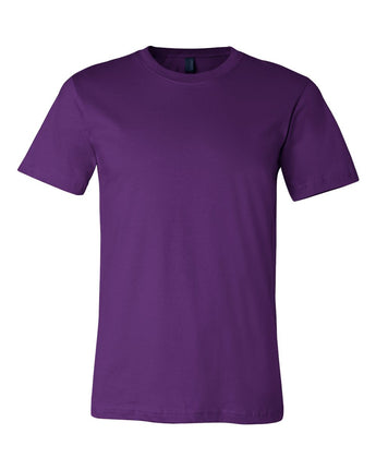 Pretreated BELLA+CANVAS 3001 Unisex Jersey Tee - Team Purple