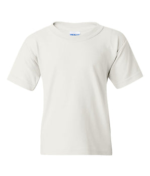 Pretreated Gildan 5000B Youth Heavy Cotton T-Shirt - White
